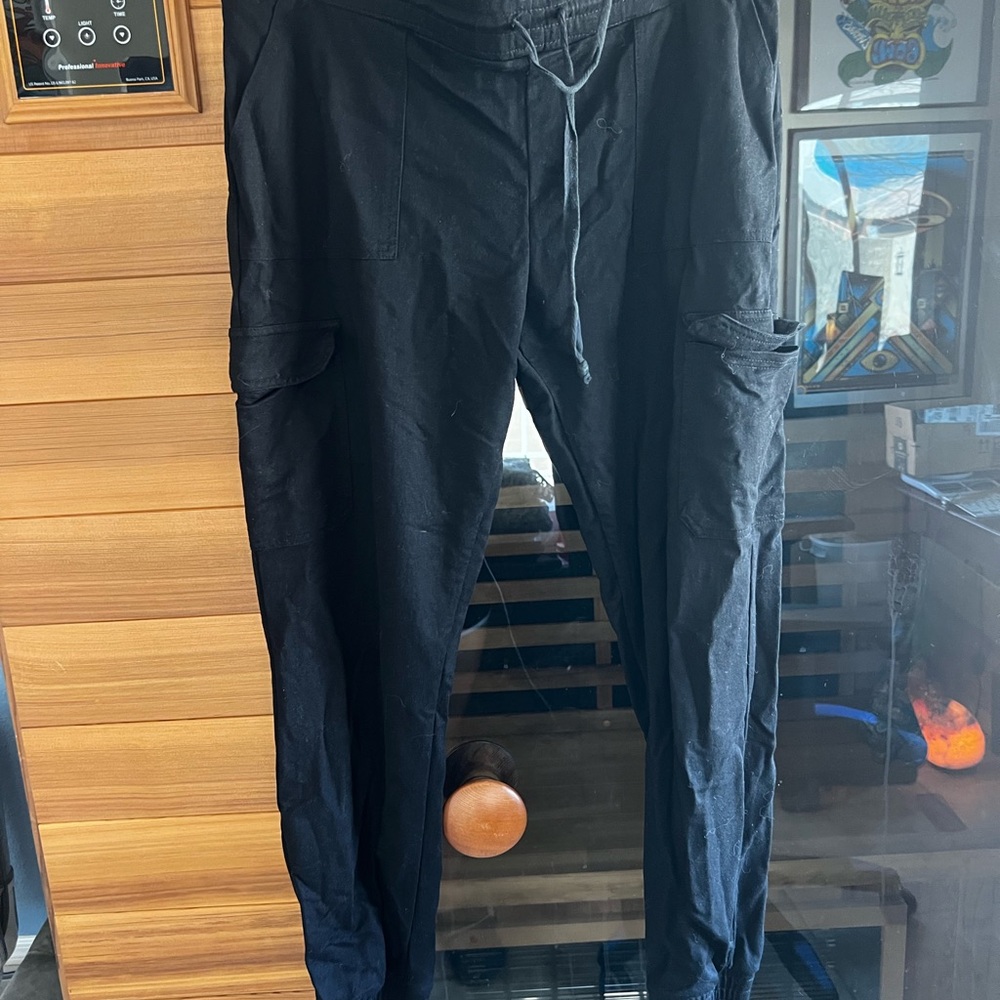 Sofia Womens Black Cargo Pants